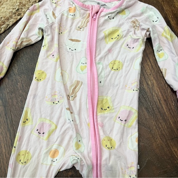 Caden Lane Breakfast In Bed Zippy Pajamas size 6-12 Months - Picture 2 of 4